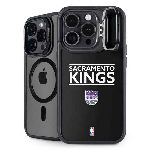 NBA Sacramento Kings Standard - Black iPhone 16 Pro Kickstand Case